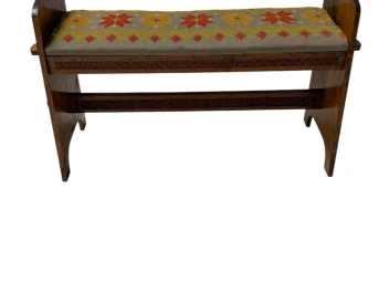 Swedish Mid-Century Modern Ash Small Bench or Stool, 1960s